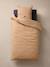 Duvet cover set + pillowcase, with recycled cotton BEAR printed beige 