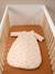 Sleeping Bag with Detachable Sleeves, Hedgehog printed beige 
