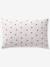 Duvet Cover Set + Pillowcase with Recycled Cotton for Children, HEARTS printed white 