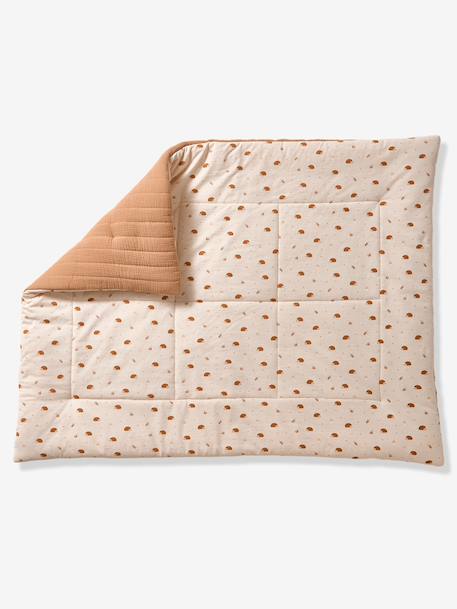 Hedgehog Blanket/Playpen Floor Mattress printed beige 