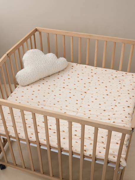 Hedgehog Blanket/Playpen Floor Mattress printed beige 