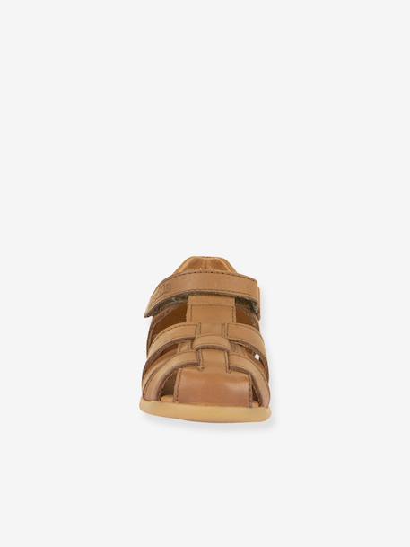 DANY Closed Sandals for Children, FRODDO brown+navy blue+red 