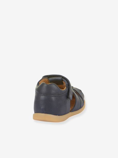 DANY Closed Sandals for Children, FRODDO brown+navy blue+red 