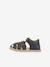 Closed BAREFOOT FLEXY AVI Sandals for Children, FRODDO light grey+navy blue 