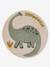 Round Minisaurus rug green 