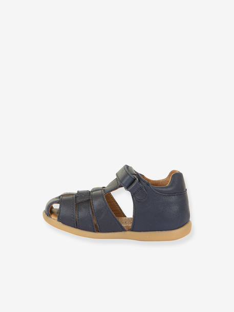 DANY Closed Sandals for Children, FRODDO brown+navy blue+red 