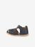 DANY Closed Sandals for Children, FRODDO brown+navy blue+red 
