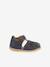 DANY Closed Sandals for Children, FRODDO brown+navy blue+red 