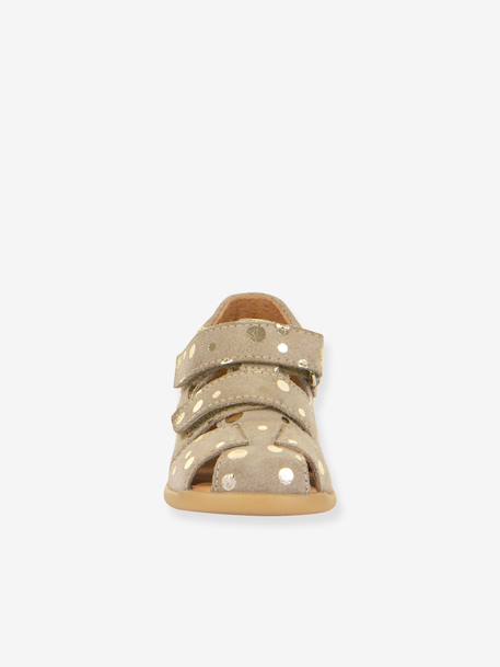 DALLAS Closed Sandals for Girls, FRODDO beige+brown+navy blue 