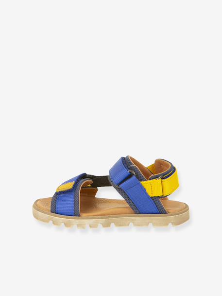 Pair of KE FLASH Hook-&-Loop Sandals for Boys, FRODDO aqua+black+blue+electric blue+fuchsia+multicoloured+navy blue+rosy 