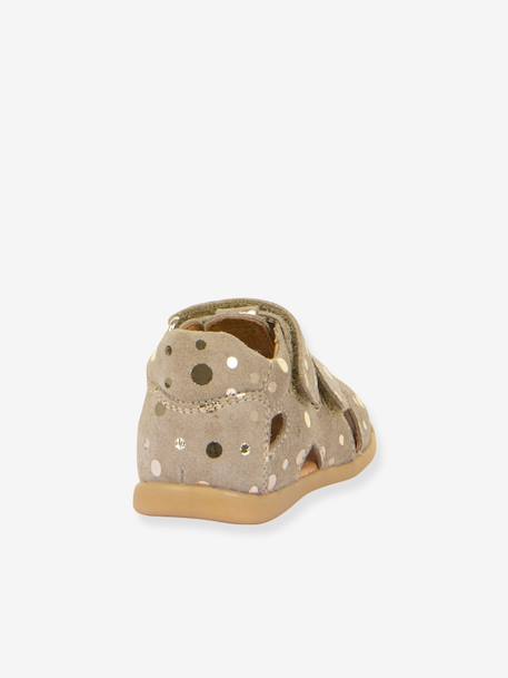 DALLAS Closed Sandals for Girls, FRODDO beige+brown+navy blue 