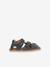 Closed BAREFOOT FLEXY AVI Sandals for Children, FRODDO light grey+navy blue 