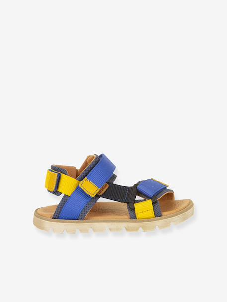 Pair of KE FLASH Hook-&-Loop Sandals for Boys, FRODDO aqua+black+blue+electric blue+fuchsia+multicoloured+navy blue+rosy 