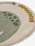 Round Minisaurus rug green 