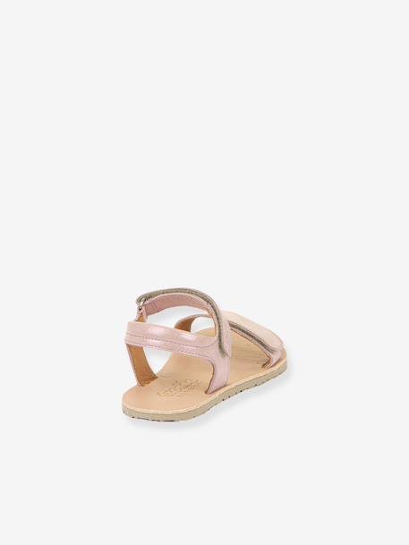 BAREFOOT FLEXY LIA Sandals for Girls, FRODDO gold+navy blue+rose 