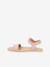 BAREFOOT FLEXY LIA Sandals for Girls, FRODDO gold+navy blue+rose 