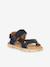 Pair of KE FLASH Hook-&-Loop Sandals for Boys, FRODDO aqua+black+blue+electric blue+fuchsia+multicoloured+navy blue+rosy 