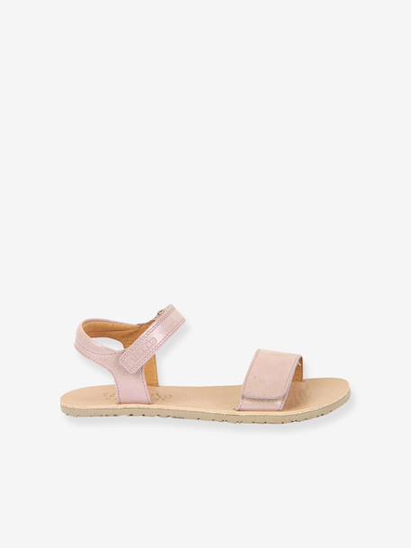 BAREFOOT FLEXY LIA Sandals for Girls, FRODDO gold+navy blue+rose 