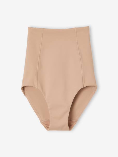 Seamless High Waist Post-Partum Shaping Briefs beige 