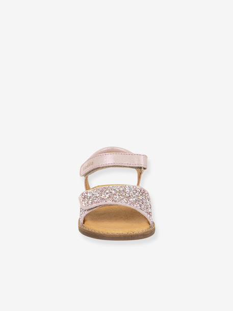 LORE SPARKLE Leather Sandals for Girls, FRODDO rose 