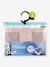 Pack of 3 Stretch Cotton Briefs for Girls, Les Pockets rose 