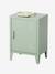 Bedside table with 1 metal door green+rose 