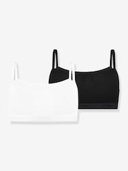 -Pack of 2 girls bras Les Pockets Ecodim