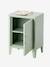 Bedside table with 1 metal door green+rose 