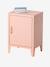 Bedside table with 1 metal door green+rose 