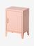 Bedside table with 1 metal door green+rose 