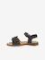 Pair of LORE FLOWERS Leather Sandals for Girls, FRODDO blue+blush+deep blue+gold+golden pink+lavender+red+tomato red 