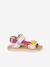 Pair of KE FLASH Hook-&-Loop Sandals for Boys, FRODDO aqua+black+blue+electric blue+fuchsia+multicoloured+navy blue+rosy 