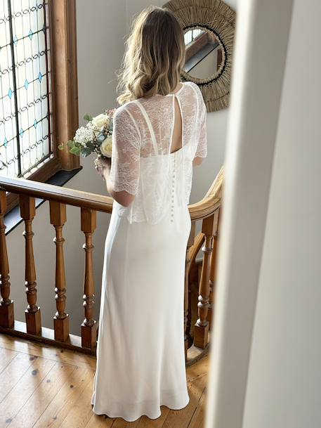 Delicate Lace Blouse by ENVIE DE FRAISE, Wedding Capsule Collection ecru 