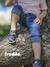 Closed BAREFOOT FLEXY AVI Sandals for Children, FRODDO light grey+navy blue 