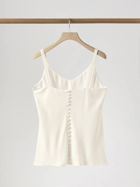 Crepe Top by ENVIE DE FRAISE, Wedding Capsule Collection ecru 