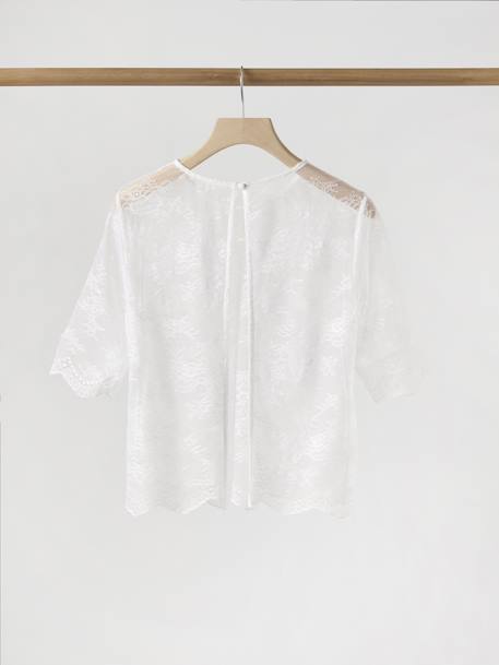 Delicate Lace Blouse by ENVIE DE FRAISE, Wedding Capsule Collection ecru 