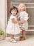 Occasion Wear Outfit: Shirt & Shorts for Babies beige+sage green 