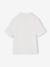 Mao collar shirt in cotton gauze for boys ecru 