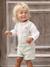 Occasion Wear Outfit: Shirt & Shorts for Babies beige+sage green 