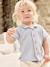 Short-Sleeved Shirt for Babies grey blue 