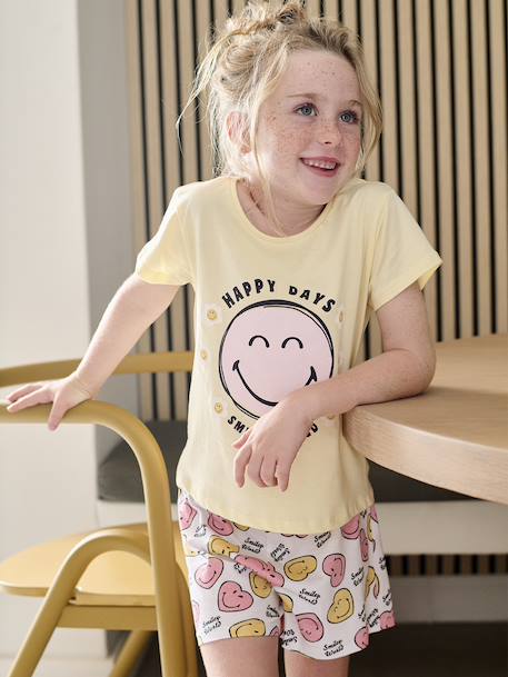 Smiley World® Short Pyjamas pastel yellow 