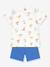 Pyjama Set with Surfer Motifs for Children, PETIT BATEAU white 
