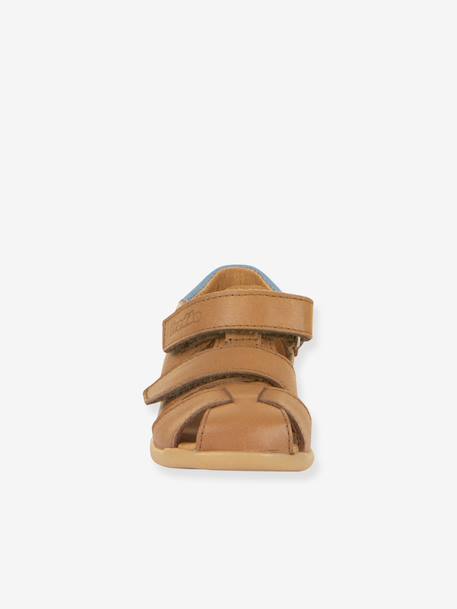 DALLAS Closed Sandals for Girls, FRODDO beige+brown+navy blue 