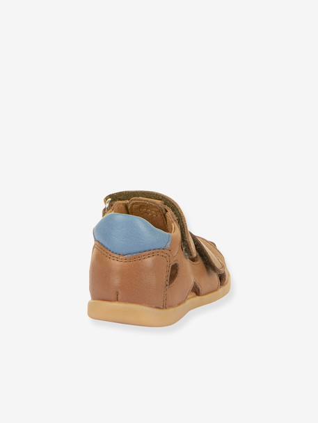 DALLAS Closed Sandals for Girls, FRODDO beige+brown+navy blue 