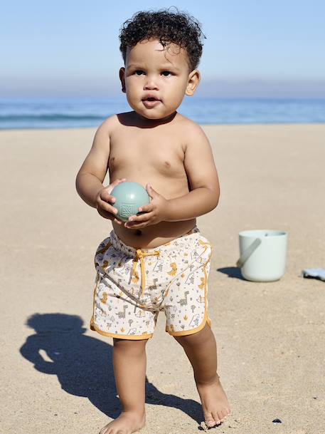 Printed Swim Shorts for Baby Boys ecru 
