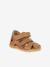 DALLAS Closed Sandals for Girls, FRODDO beige+brown+navy blue 