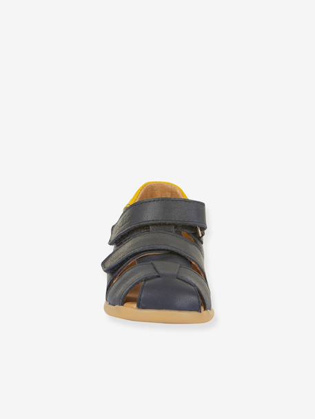 DALLAS Closed Sandals for Girls, FRODDO beige+brown+navy blue 