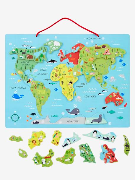 Magnetic World Puzzle - French Version - FSC® Certified Multi 