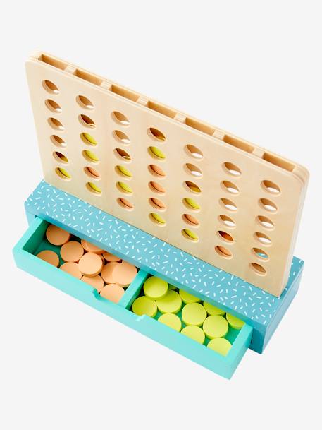 4 In a Row! Wooden Game - Wood FSC®100% Certified Multi 