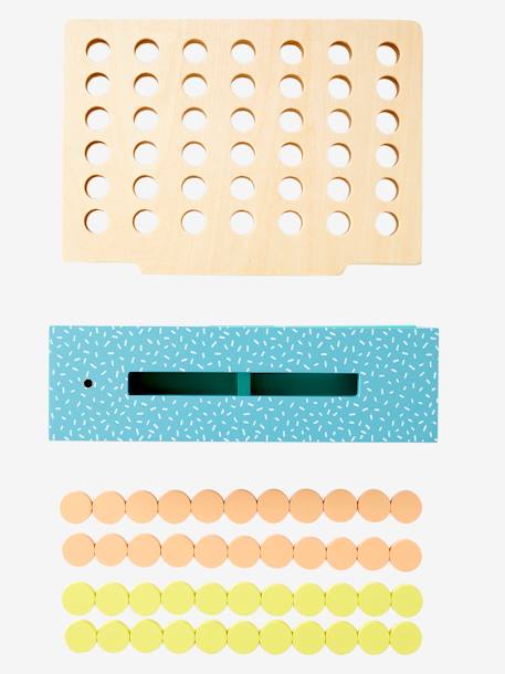 4 In a Row! Wooden Game - Wood FSC®100% Certified Multi 